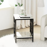 2 - Tier Square Shape Modern Designer End Side Table - Decor Smart