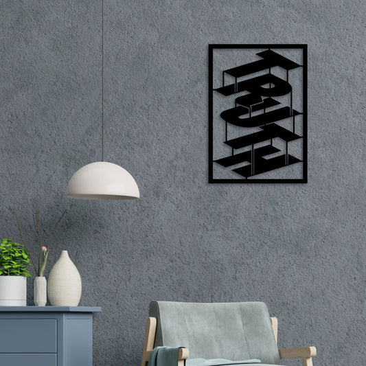 Always Truth Metal Wall Art – Bold Integrity by Decor Smart