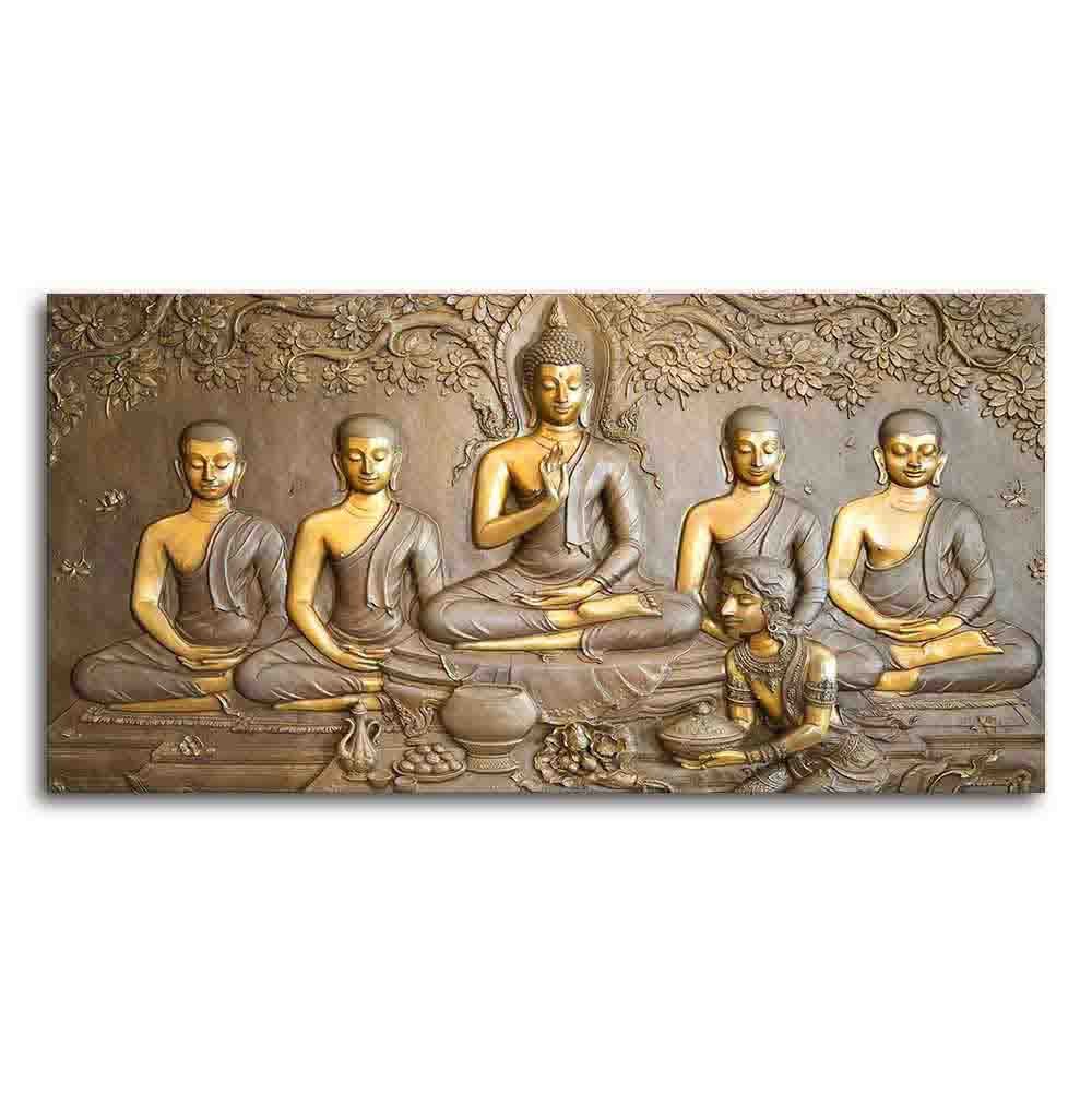 Premium Golden Buddha Painting for Zen Vibes – Only at Decor Smart