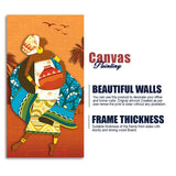 African Warli Abstract Art Canvas Wall Painting - Decor Smart