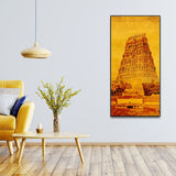 Ancient Temple of Tamilnadu Wall Painting - Decor Smart