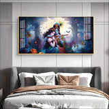 Astounding Love Of Radha Krishna Premium Acrylic Floating Wall Painting - Decor Smart