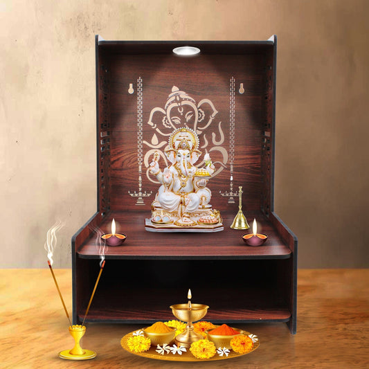 Beautiful Compact Modern Pooja Mandir for Small Spaces - Decor Smart