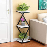 Beautiful Designer White Marble Side Table with Storage Shelf - Decor Smart