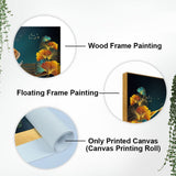 Golden Elegance – Elephant Canvas Painting by Decor Smart