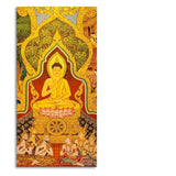 Beautiful Lord Spiritual Buddha Canvas Wall Painting - Decor Smart