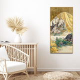 Beautiful Mountains with Autumn foliage of Trees Wall Painting - Decor Smart