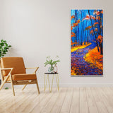 Beautiful Nature Wall Painting of Forest - Decor Smart