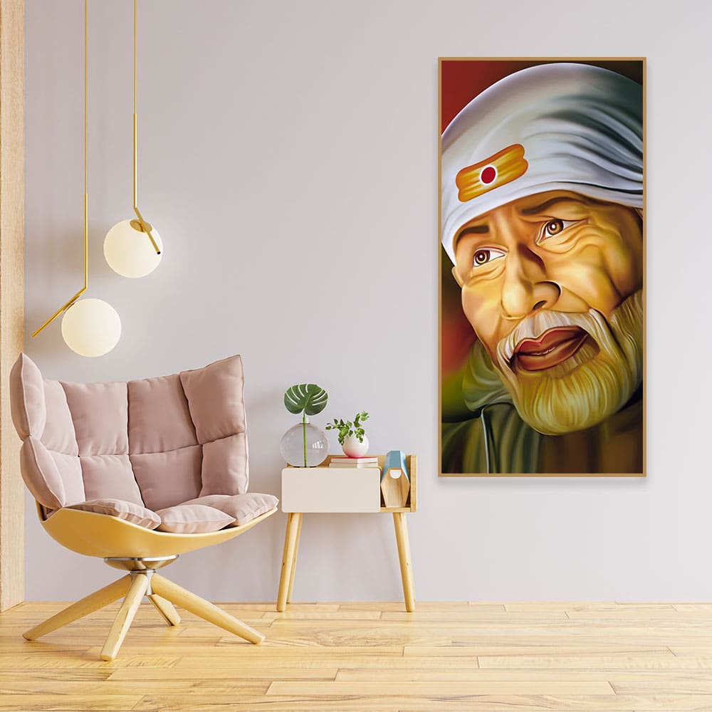 Beautiful Shirdi Sai Baba Canvas Wall Painting - Decor Smart
