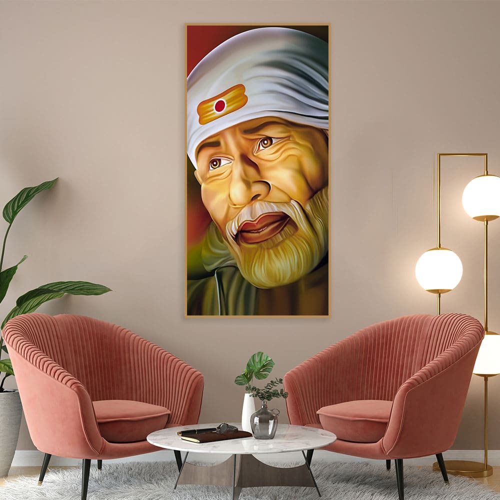 Beautiful Shirdi Sai Baba Canvas Wall Painting - Decor Smart