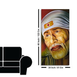 Beautiful Shirdi Sai Baba Canvas Wall Painting - Decor Smart