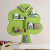 Beautiful Tree Bookshelf Wooden Wall Shelf for Kids - Decor Smart