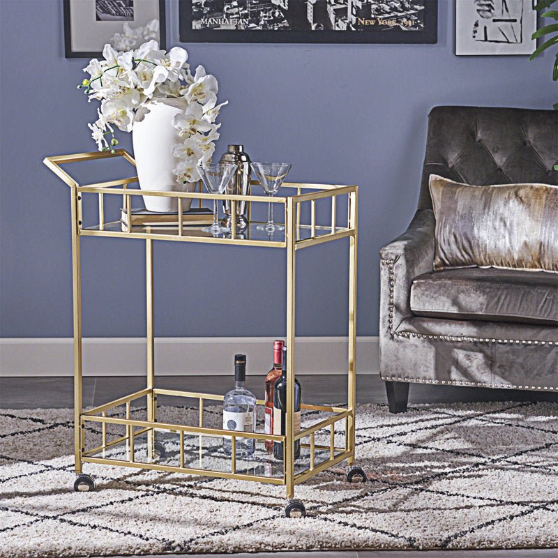 Beeler Metal Bar Cart - Decor Smart