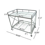 Benas Metal Bar Cart - Decor Smart