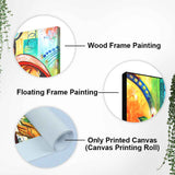 Big Size Canvas Wall Painting of Lord Radha Krishna - Decor Smart