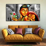 Big Size Premium Wall Painting of Lord Radha Krishna - Decor Smart