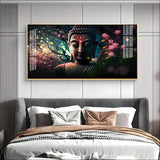 Calm Buddha Premium Acrylic Floating Wall Painting - Decor Smart