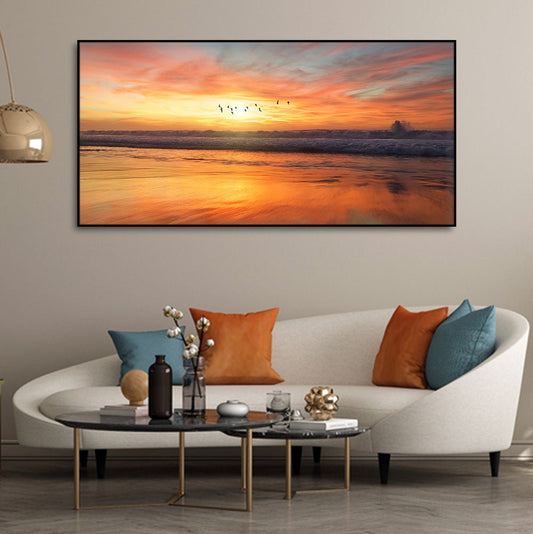 Canvas Wall Painting of Beautiful Sunset - Decor Smart