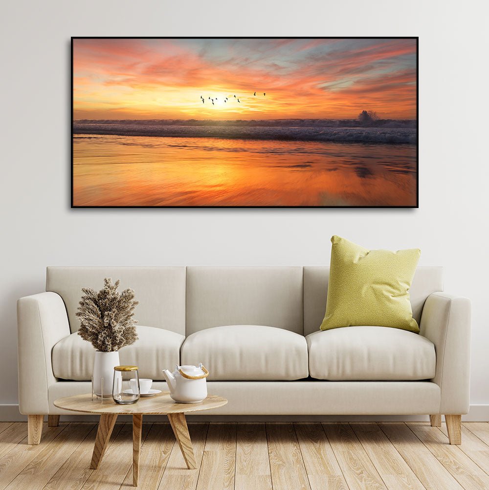 Canvas Wall Painting of Beautiful Sunset - Decor Smart