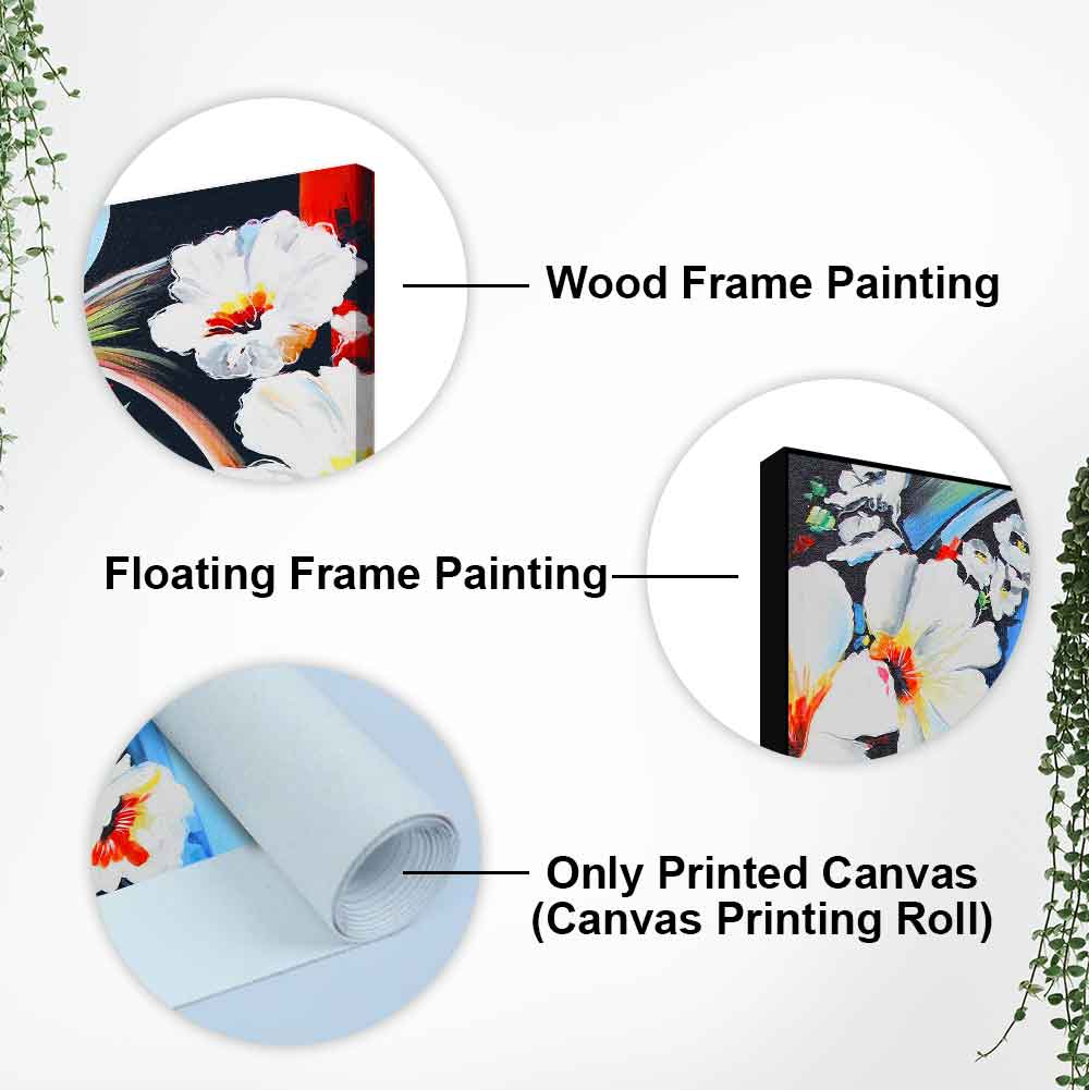 Canvas Wall Painting of Lord Radha Krishna Abstract Pattern - Decor Smart