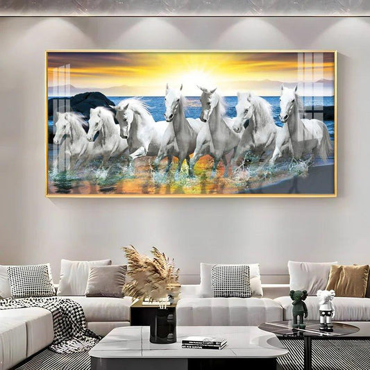 Chasing Dreams Premium Acrylic Floating Wall Painting - Decor Smart