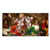 Classic Lord Radha Krishna Premium Wall Painting - Decor Smart