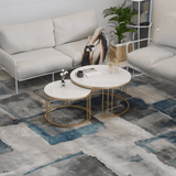 Classic Tethered Metallic Premium Table Set of 2 - Decor Smart