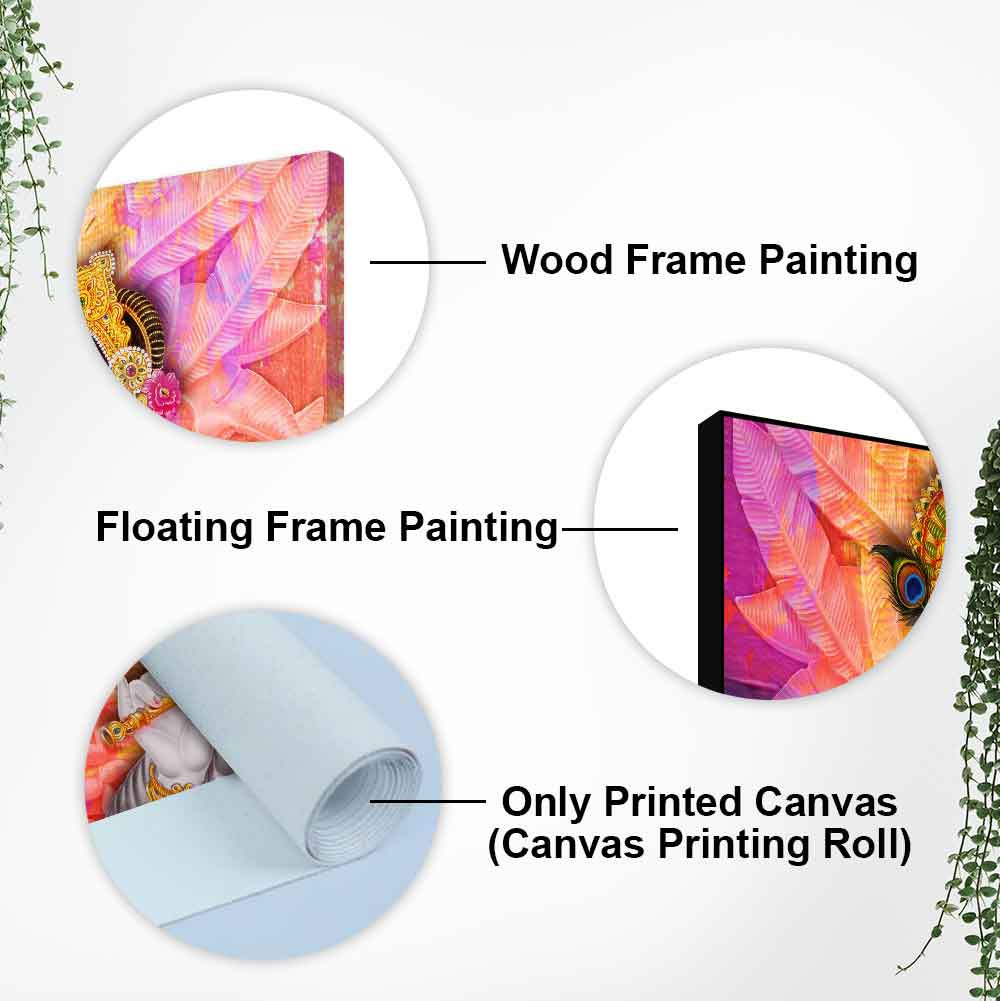 Divine Radha Krishna Canvas Wall Painting - Decor Smart