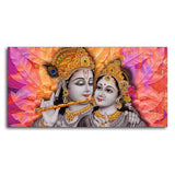 Divine Radha Krishna Canvas Wall Painting - Decor Smart