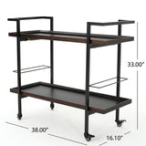 Emer Metal Bar Cart - Decor Smart