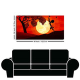 Girl Catching Bird Premium Wall Painting - Decor Smart