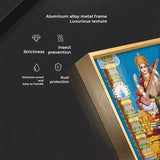 God and Goddess Blessings Premium Acrylic Floating Wall Painting - Decor Smart