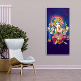 God Ganesh Spiritual Premium Canvas Wall Painting - Decor Smart