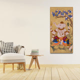 God Ganesha Thai Style Art Canvas Wall Painting - Decor Smart