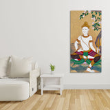 Hindu God Thai Style Art Premium Canvas Wall Painting - Decor Smart