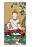 Hindu God Thai Style Art Premium Canvas Wall Painting - Decor Smart