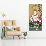 Hindu God Thai Style Art Premium Canvas Wall Painting - Decor Smart