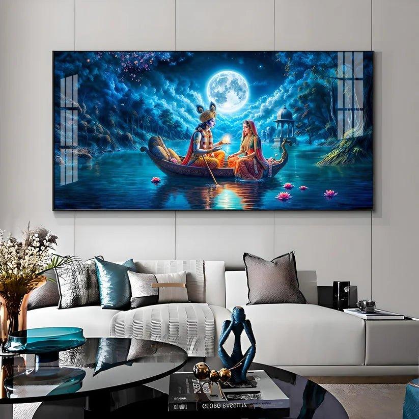 Journey of Love Premium Acrylic Floating Wall Painting - Decor Smart