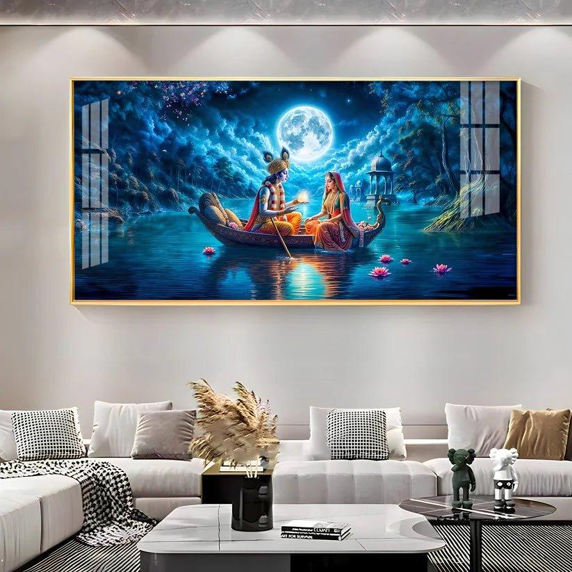 Journey of Love Premium Acrylic Floating Wall Painting - Decor Smart