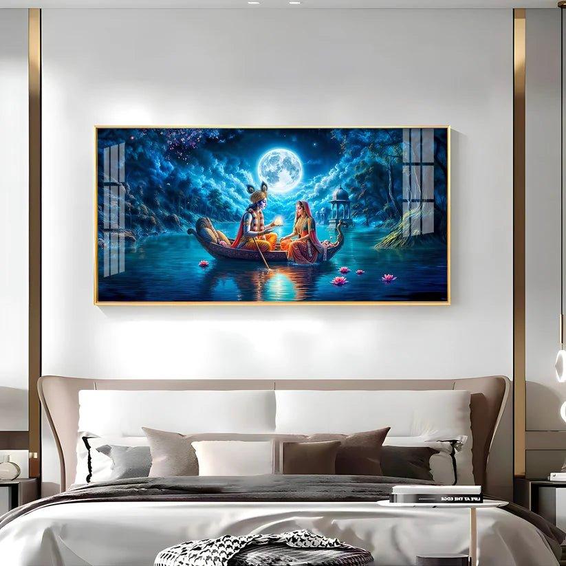 Journey of Love Premium Acrylic Floating Wall Painting - Decor Smart