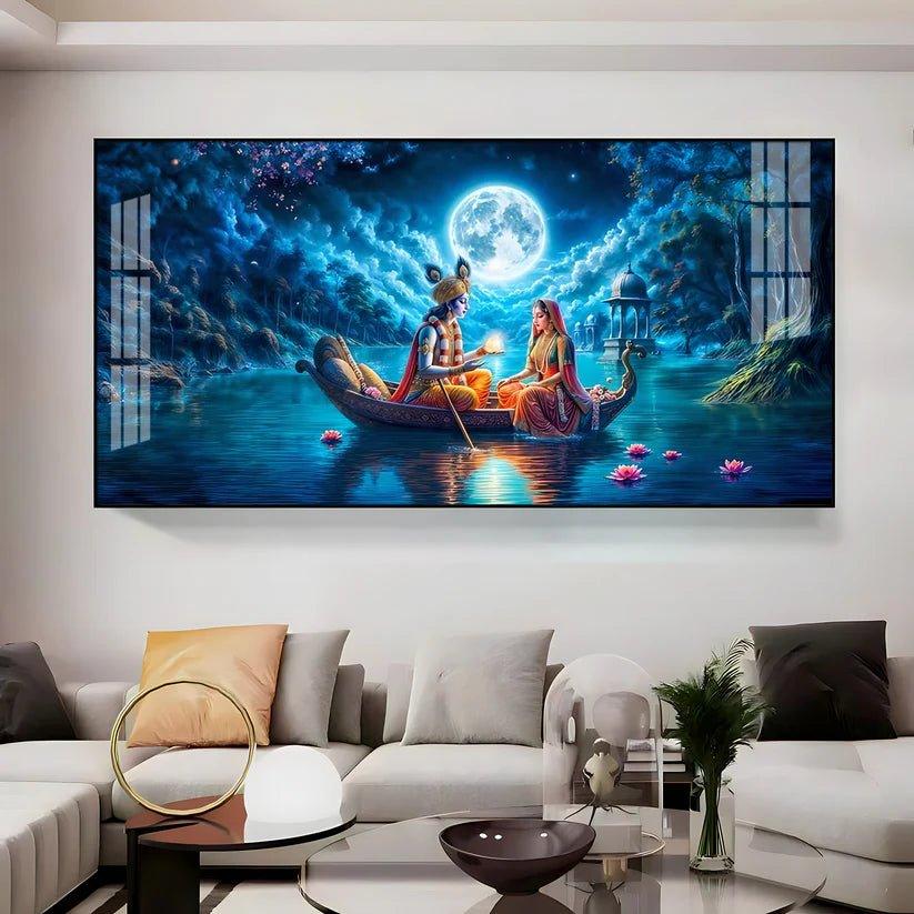 Journey of Love Premium Acrylic Floating Wall Painting - Decor Smart