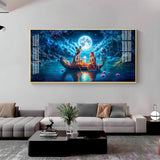 Journey of Love Premium Acrylic Floating Wall Painting - Decor Smart