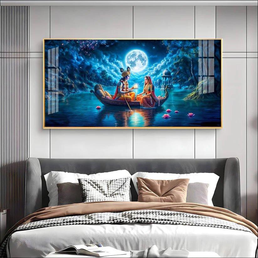 Journey of Love Premium Acrylic Floating Wall Painting - Decor Smart