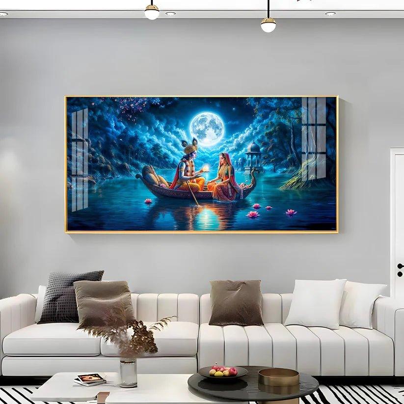 Journey of Love Premium Acrylic Floating Wall Painting - Decor Smart