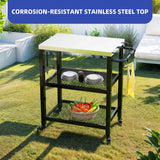 Jutin Metal Bar Cart - Decor Smart