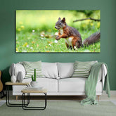 Little Squirrel in the Park Premium Wall Painting - Decor Smart