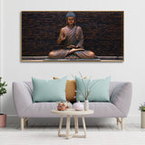 Meditating Buddha Canvas – Elegant Wall Painting by Decor Smart