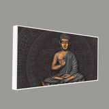 Lord Gautam Buddha Meditating Wall Painting - Decor Smart