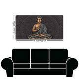 Lord Gautam Buddha Meditating Wall Painting - Decor Smart