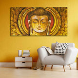 Lord Gautam Buddha Meditation Wall Painting - Decor Smart